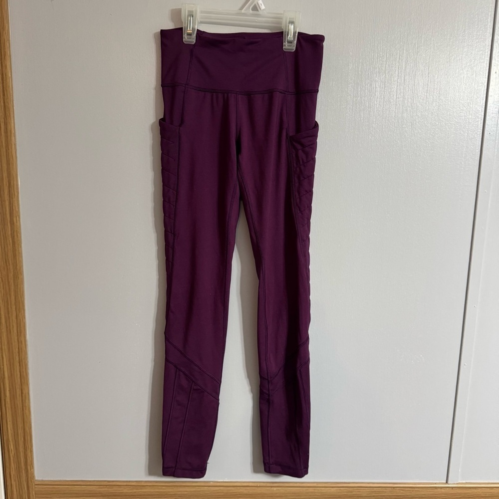 Ivivva‎ by Lululemon Purple Leggings with Pockets Size 10